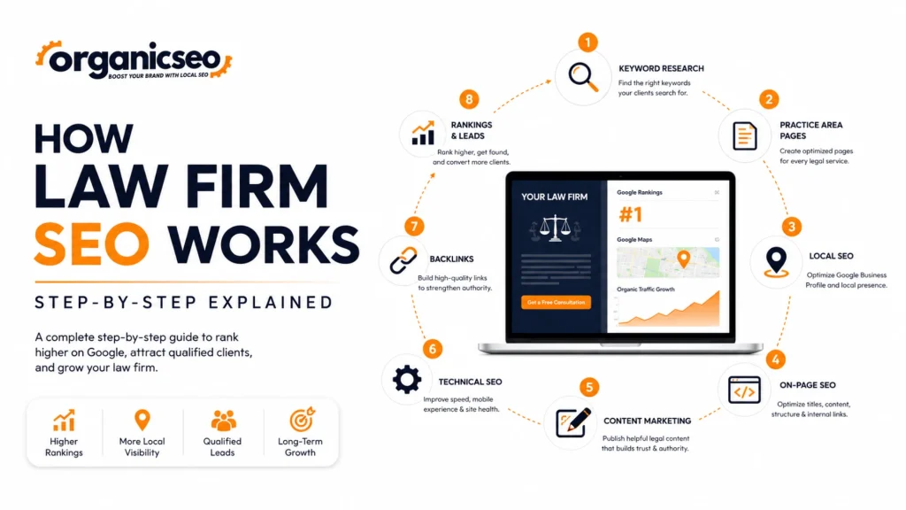 How Law Firm SEO Works (Step-by-Step Explained)